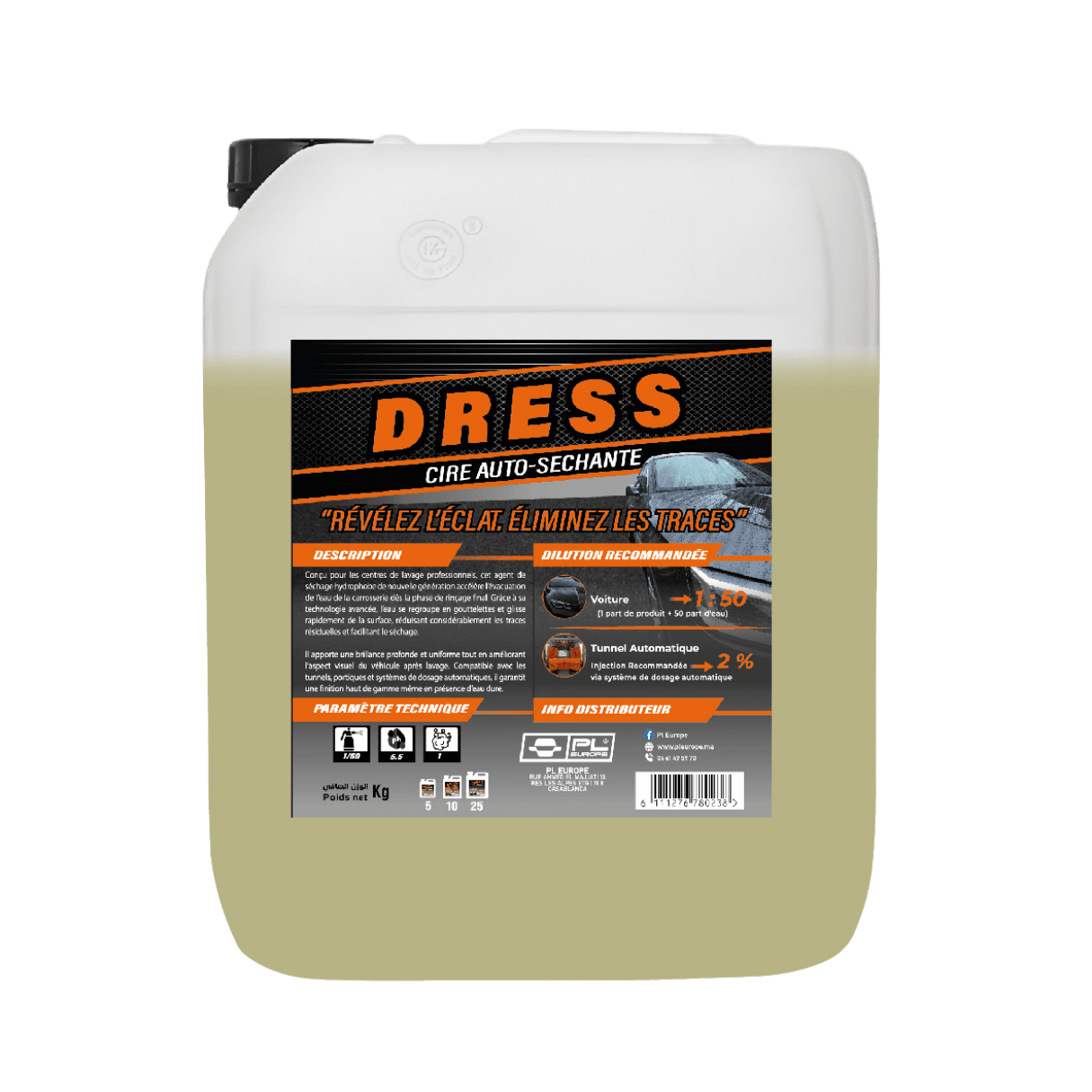 DRESS - Cire Auto-Séchante Hydrophobe
